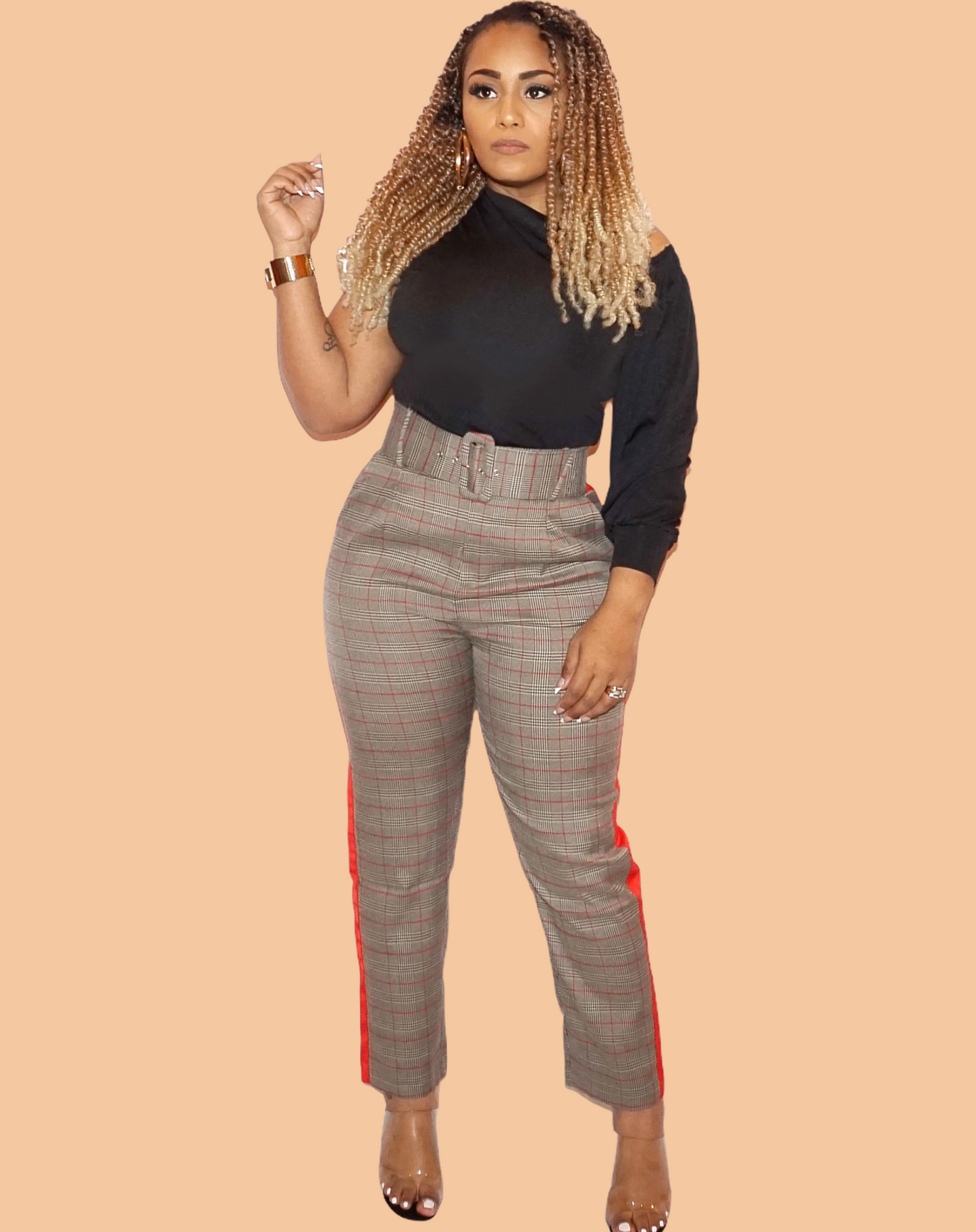 Plaid Dress Pant