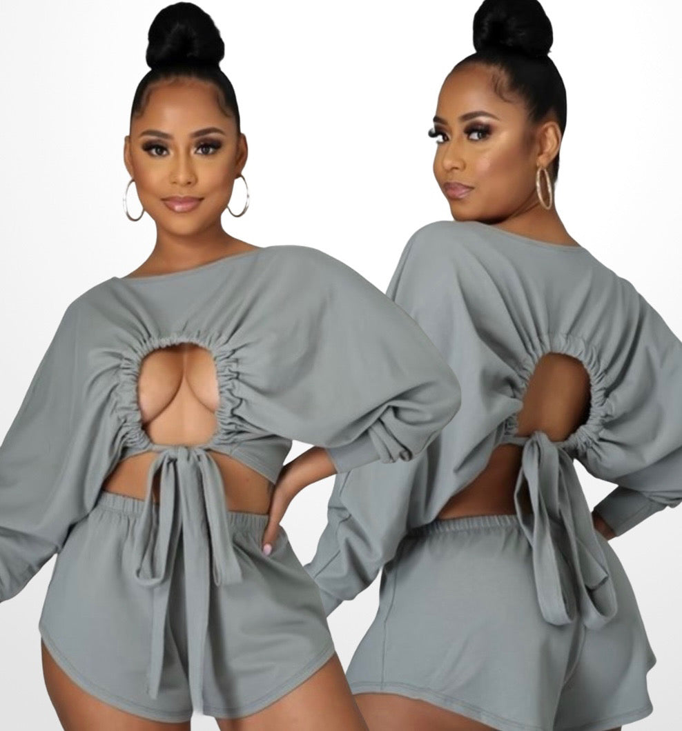 Peek A Boo Top & Short Set